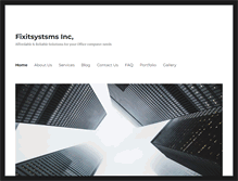 Tablet Screenshot of fixitsystems.com